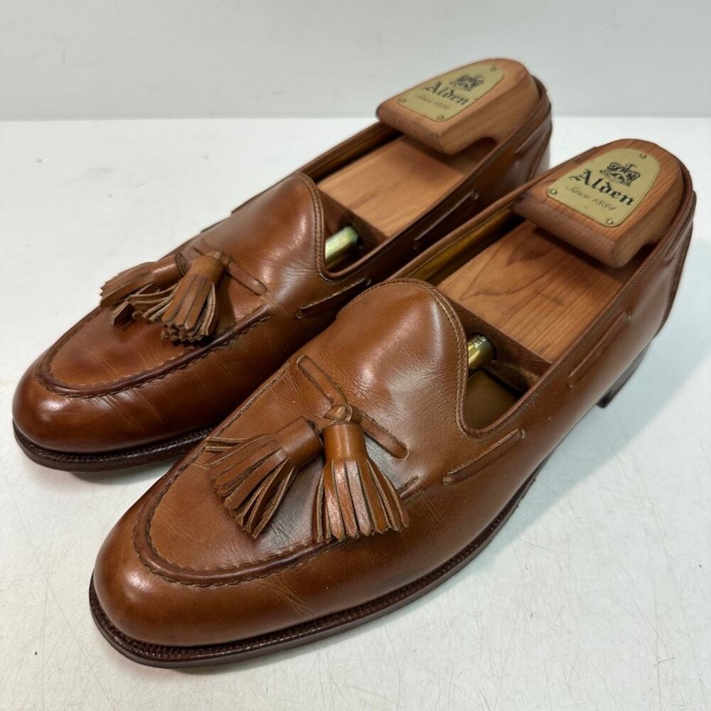 NEW HEELS Crockett & Jones x Ralph Lauren Tassel Loafer Bench Made England 8.5 D